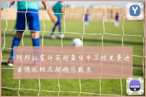 阿邦拉霍评英超最佳中卫特里费迪南德孔帕尼超越范戴克